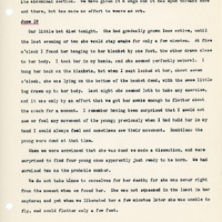 Elizabeth Van Sant transcribed letters