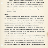 Elizabeth Van Sant transcribed letters