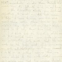 Handwritten letter, 6 pages, from Paul F.C. to Frank H. Shoemaker, "I regret that these seven weeks have elapsed with not my finding favorable opportunity to write you I fear you have thought it a little..."