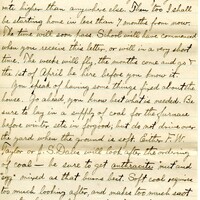 Handwritten 6 page letter from Lawrence Bruner to Marcia Bruner, "I have just received your letter that is dates 'West Point, June 26th'..."