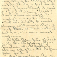 Edith Schwartz Clements handwritten letter
