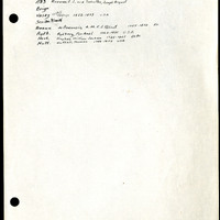 Frank H. Shoemaker typescript, 31 pages, including notes and list on CICINDELIDAE in the Carnegie Museum, Pittsburgh, PN, Nebraska, and his own collection.