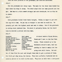 Elizabeth Van Sant transcribed letters