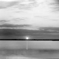 Original caption: Salt Basin, Lincoln, Nebr. sunset view. June 3, 1913