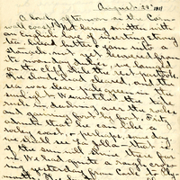 Edith Schwartz Clements handwritten letter