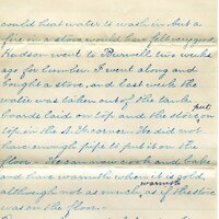 Handwritten 10 page letter from Lillie C. Bruner to Lawrence Bruner, "We read several of your letters sent from home…"
