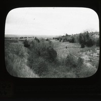 Original caption: Landslide below mouth of Plum Creek, N. of Ainsworth, Nebr. Brown County. (121111-00157)