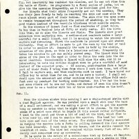 Frank H. Shoemaker typescript, 11 pages, on birds living in bird room in Omaha home with a list of birds in general Omaha region.