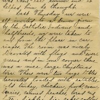 Handwritten 8 page letter from Ella Bruner to Lawrence Bruner, "I have been wanting to write to you for a long time…"