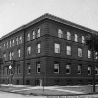 Completed building with 3rd story.