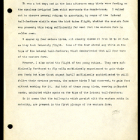 Frank H. Shoemaker typescript, 8 pages, on trip to Agate Springs Ranch with bird list.