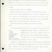 Frank H. Shoemaker typescript, 32 pages, detailing bird sightings, field trips, photography, and associated activities in Omaha, Nebraska.