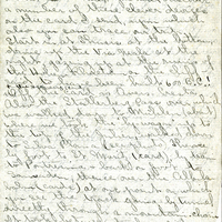 Edith Schwartz Clements handwritten letter