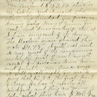 Handwritten 11 page letter from Marcia Bruner to Lawrence Bruner, "The letter you wrote June 27 got here…"