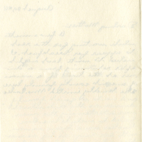 Edith Schwartz Clements handwritten letter