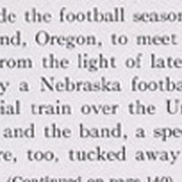 The 1916 Nebraska Cornhuskers traveled to the Northwest Pacific to play the Oregon Agricultural College Aggies and prevailed 17-7.