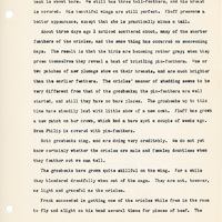 Elizabeth Van Sant transcribed letters