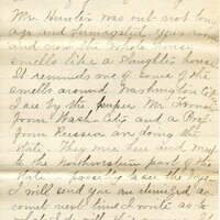 Handwritten 8 page letter from Marcia Bruner to Lawrence Bruner, "Well, I did not write to you last…"