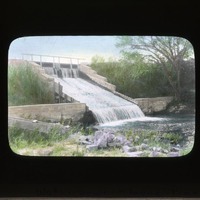 Original caption: Spillway. water power - Long Pine. Brown County. (121111-00343)