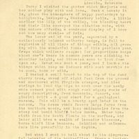 Frank Shoemaker - Omaha, Lincoln, and Nebraska Narratives