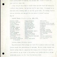 Frank H. Shoemaker typescript, 32 pages, detailing bird sightings, field trips, photography, and associated activities in Omaha, Nebraska.