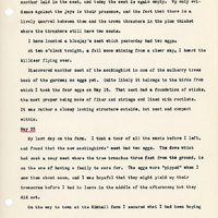 Elizabeth Van Sant transcribed letters