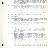 Frank H. Shoemaker typescript, 12 pages, on collecting trips along the west coast and in Omaha and Lincoln, Nebraska,  in Califorina, Idaho, Oregon,  and Arizona.