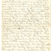 Edith Schwartz Clements handwritten letter