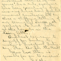 Edith Schwartz Clements handwritten letter