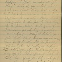 Handwritten 6 page letter from Marcia Bruner to Lawrence Bruner, "Who would have thought…"