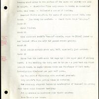 Frank H. Shoemaker typescript, 46 pages, detailing bird sightings, field trips, photography, and associated activities in Omaha, Nebraska.