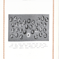 Top Row: Snell, Lapp, Haeffelin, Brown, Aylesworth, Thietje, Bosse, Parks, Welch
Second Row: Gaddis, Matchett, Broadwell, Munger, Lavely,G., Grenawalt, Schwager, Bell
Third Row: Lavely, A., Stangland, Hansen, Airy, McChesney, Dippel, Waite, Carpenter, B.
Bottom Row: Williams, M., Williams, D., Hookstra, Carpenter, M., Waters, Beverly