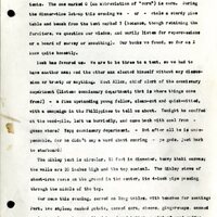 Frank H. Shoemaker typescript, 28 pages, titled "At Fort Riley, Kansas" on activities at Fort Riley between Oct. 12-29, 1903.