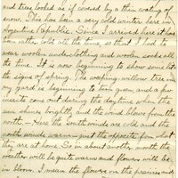 Handwritten 6 page letter from Lawrence Bruner to Helen, "I believe that I will write this letter to you because the last wasto Psyche or Mamma..."
