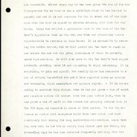 Frank H. Shoemaker typescript, 32 pages, detailing bird sightings, field trips, photography, and associated activities in Omaha, Nebraska.