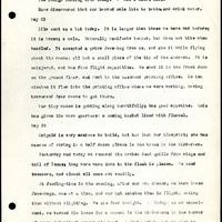 Frank H. Shoemaker typescript, 8 pages, detailing bird sightings, field trips, photography, and associated activities in Omaha, Nebraska.