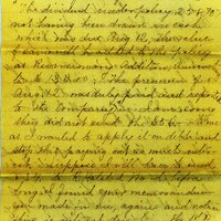 Handwritten 7 page letter from Marcia Bruner to Lawrence Bruner, "It does not seem possible that…"