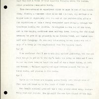 Frank H. Shoemaker typescript, 32 pages, detailing bird sightings, field trips, photography, and associated activities in Omaha, Nebraska.