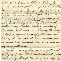 Handwritten 8 page letter from Lawrence Bruner to Psyche Bruner, "Since Mamma does not lile long letters I guess that I will write the long ones to you and Helen..."