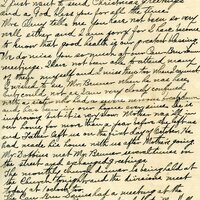 Handwritten 1 page letter from Hannah Dobbins to Marcia Bruner, "I have thought of you so much and many of…"