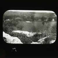 Original caption: XXVI-4 NAB. Apr. 18, 1912. Massive ledge in n.w. point of bluff, East of Cedar Creek, Nebr., Part of Plattsmouth l.s. Cass County. (121111-00230)