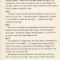 Elizabeth Van Sant transcribed letters