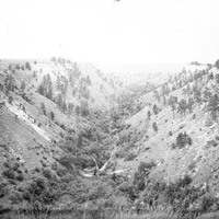 Original caption: Canyon in Cherry Co., NE. Cherry County.
