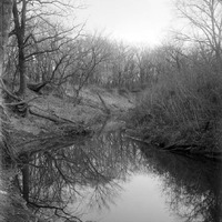 Original caption: Creek near Roca, Nebraska. Nov. 24, 1912