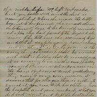 Handwritten 6 page letter from Engelman to Marcia Bruner, "I remember well you saying you were not there when the will…"