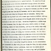 Frank H. Shoemaker typescript, 23 pages, on the bird-room in Omaha home