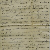Handwritten 8 page letter from Amy Bruner to Lawrence Bruner, "When you get this letter you will be almost…"