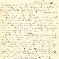 Edith Schwartz Clements handwritten letter