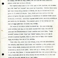 Frank H. Shoemaker typescript, 28 pages, titled "At Fort Riley, Kansas" on activities at Fort Riley between Oct. 12-29, 1903.