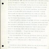 Frank H. Shoemaker typescript, 32 pages, detailing bird sightings, field trips, photography, and associated activities in Omaha, Nebraska.